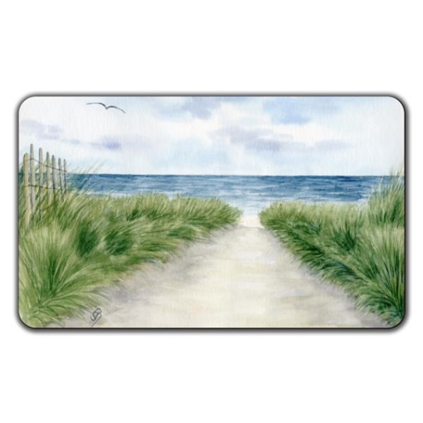Frühstücksbrettchen Brettchen  Aquarell Maritim Kunst Druck Kunstdruck Dänemark Nordsee Ostsee Dünen Meer Strand Sylt